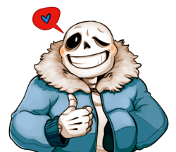 smilestrolls:  Transparent sans I made for my ask blog @gxtdunkedxn 