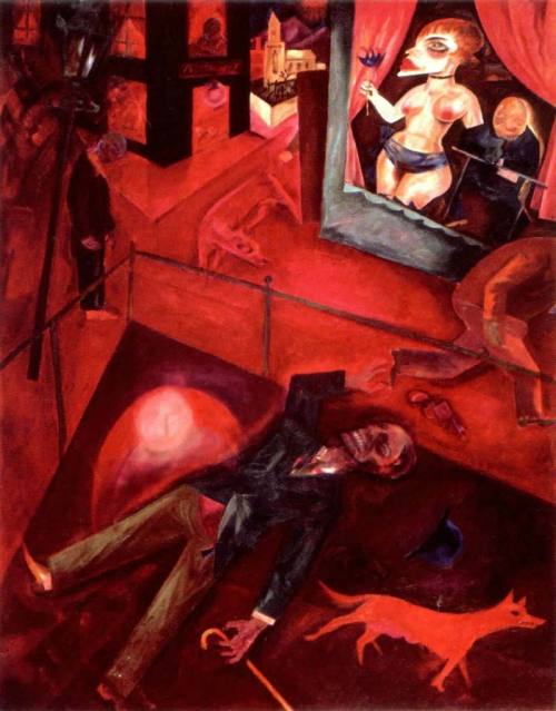 George Grosz, Suicide, 1916.