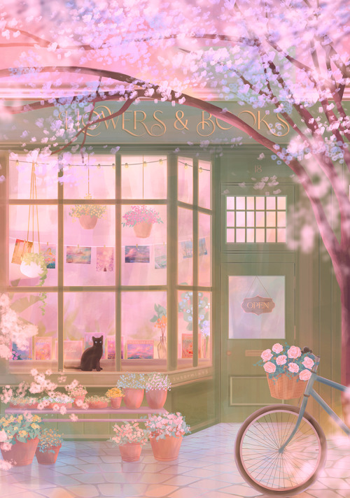 sugarmint-dreams:flowers & books ✿-my shop