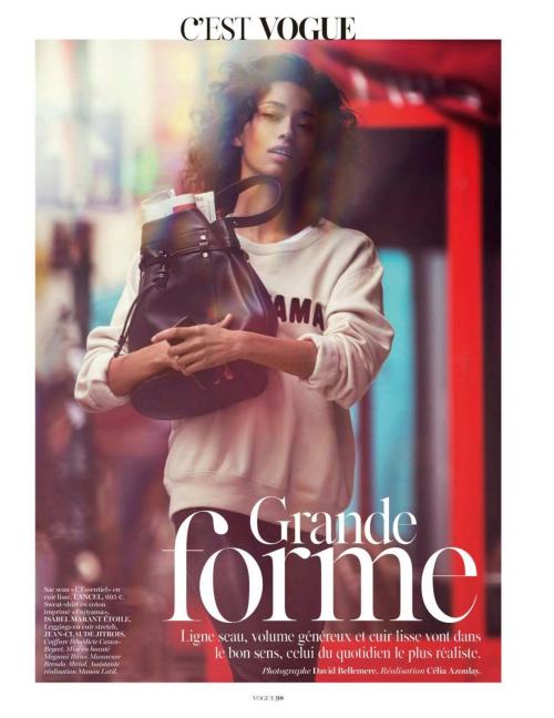 blackfashion:  Anais Mali in Vogue France April 2014 issue.