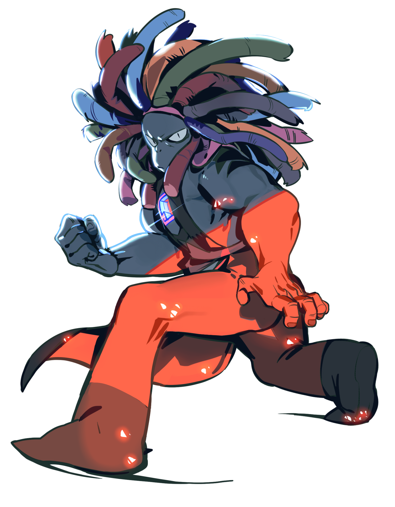 telsonknife:  I DID A video of my drawing  process of bismuth! Because many people