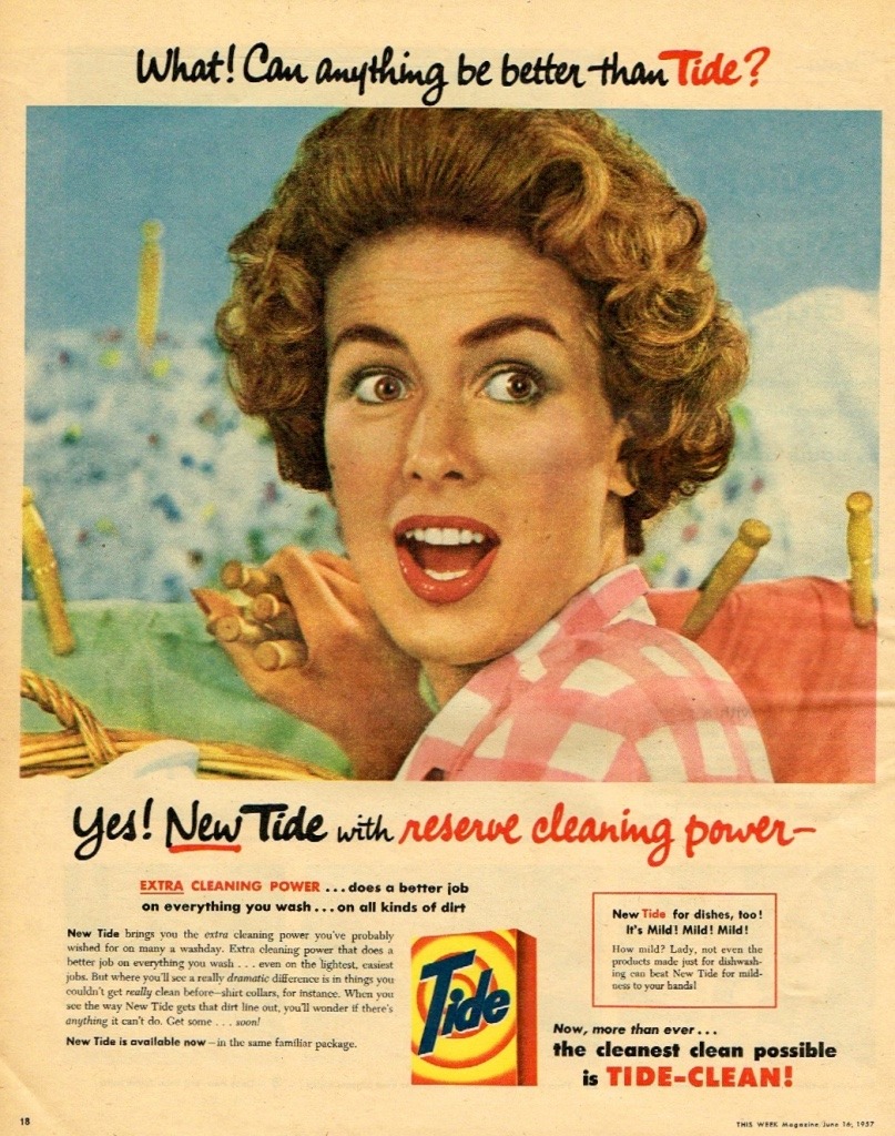 tide detergent ads