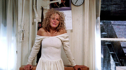 Glenn Close as Alex Forrester in Fatal Attraction (Dir: Adrian Lyne, 1987)