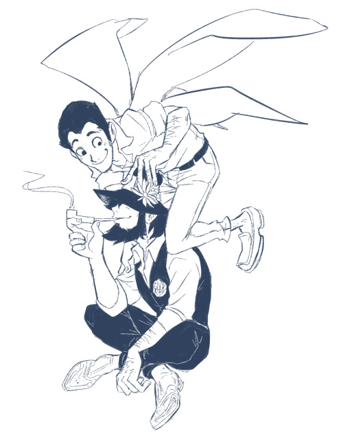 perunamuusa:Quill made fairy!Lupin and witch!Jigen in The Sims 3 and I’m all for that shit heCKGive 