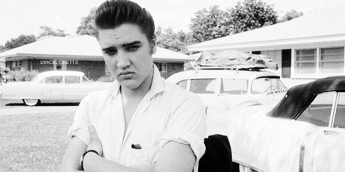 vinceveretts:  Elvis photographed by Phil Harrington at his Audubon Drive home