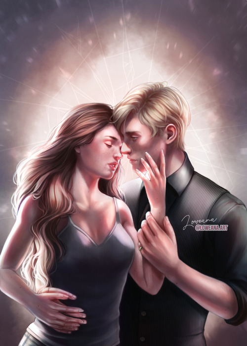 Oops I completely forgot to post this one on Tumblr x’)Juliette and Warner from the Shatter Me
