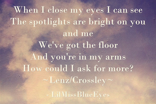 lilmisssblueeyes:  ~So we dance~ &lt;3 LilMissBlueEyes 