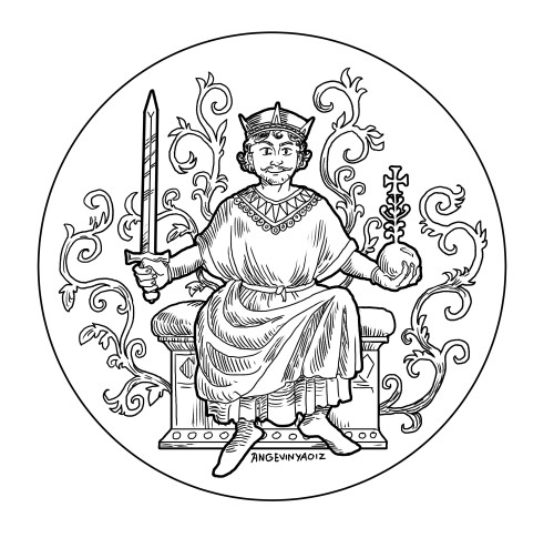 King John I Tattoo Design Commission A Redraw Of His Royal Seal, With Some Ornamentation
