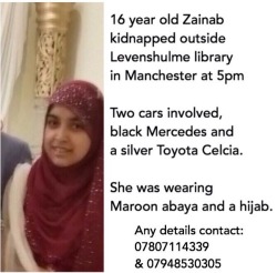 cosmic-noir:  kushandwizdom:  sincerely-palestine:  Spread the word guys.  This is in the UK? I’ll queue this to post everyday!   Please find her Please let her be safeOh my god