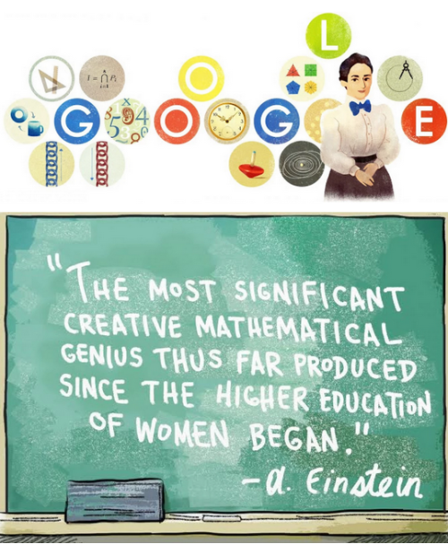 Emmy Noether Google Doodle: Why Einstein called her a ‘creative mathematical genius’“IN 1935, writin