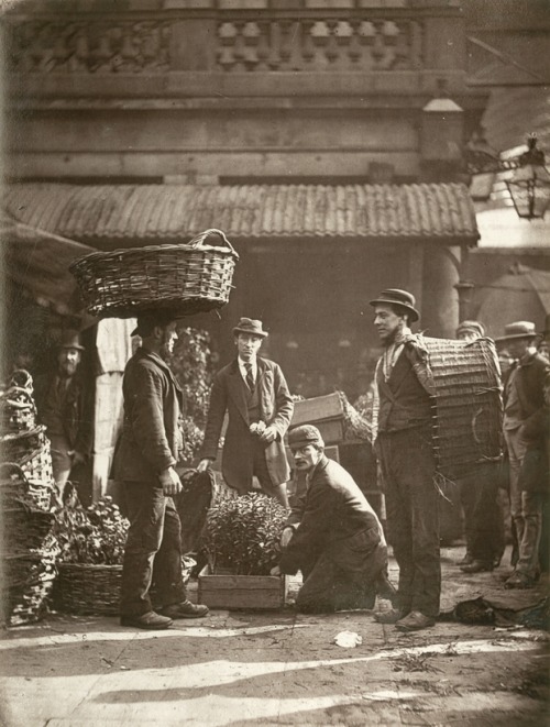 Covent Garden Labourers (1877), from Street Life in London by John Thomson and Adolphe Smith: “The a