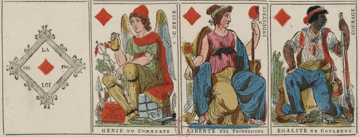 Eugénie, Empress of France, Queen of Clubs from Set of Jeu Imperial–Second  Empire–Napoleon III Playing Cards
