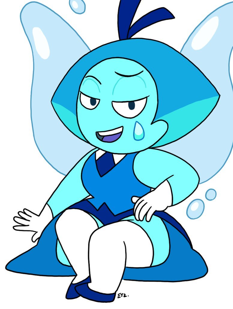 eyzmaster: Steven Universe - Aquamarine 05 by theEyZmaster  She’s a cheeky one~