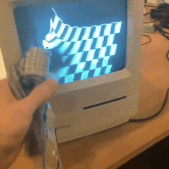 Magnets And An Old Mac Classic