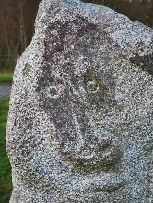 Falkirk Wheel Carved Stone Sculptures, Falkirk, Scotland, 10.2.18.