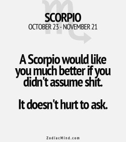 lifemiracledestiny:  Scorpio personality