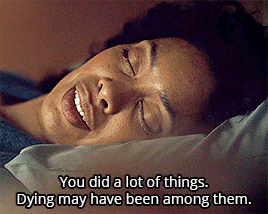 existingcharactersdiehorribly:You saved me for Jack. Will you save him for me when I’m gone?Gina Tor