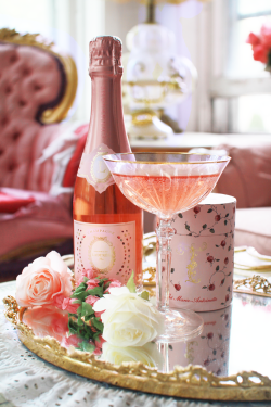 Porn Pics iridessence:My Ladurée Brut Rosé Champagne