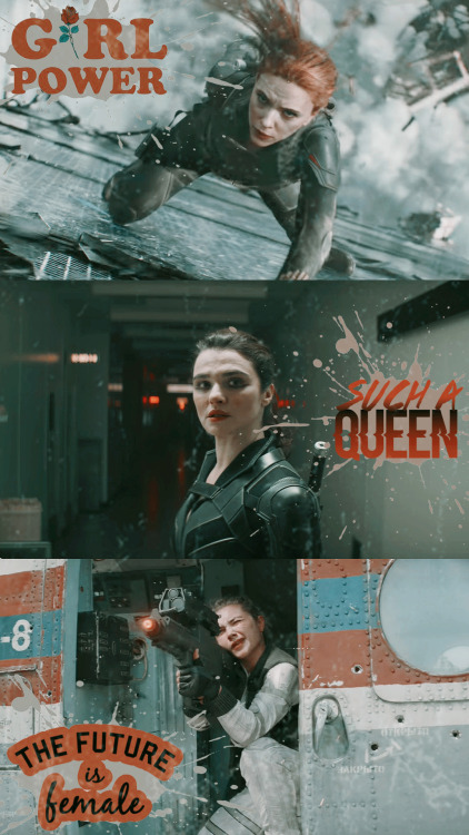 Natasha Romanoff/Black Widow, Yelena Belova &amp; Melina Vostokoff {lockscreens} ✨— If you