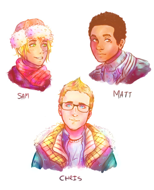 criistiinkn: drew my fave characters from until dawn :3