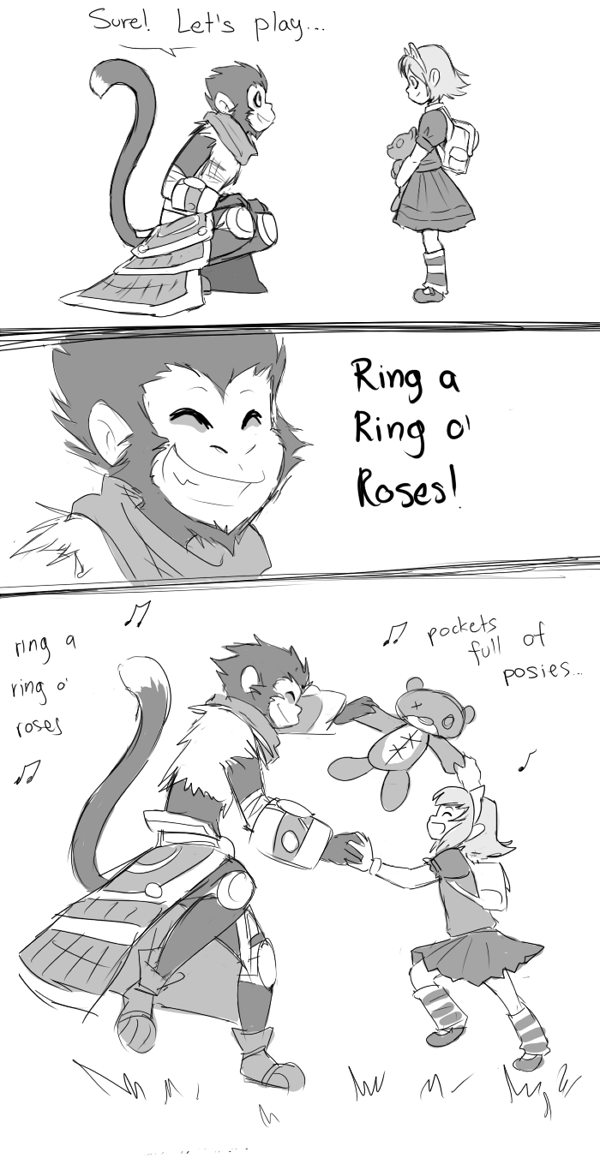 wukong-themonkeyking:  Meanwhile, in a parallel universe…