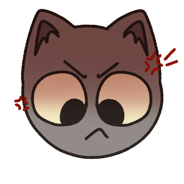 snailly ✿ — 2 cats! angry cat suggested on discord!