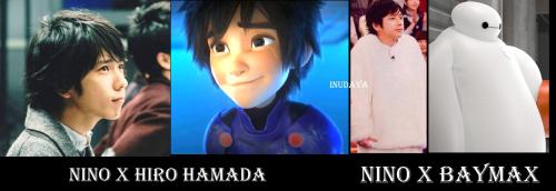 I DON´T KNOW HOW BUT WHEN I SAW THE MOVIE NINO WAS IN MY MIND  LIKE HIRO HAMADA XD NOSE COMO PERO CU