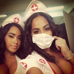 apervertedthought:  The nurses are ready