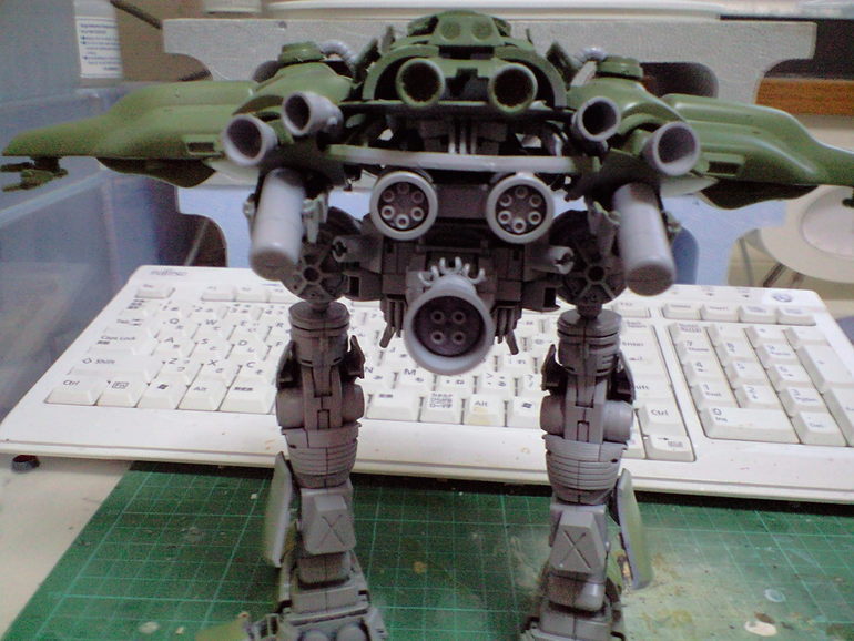 1 100 Mg Big Zam Kitbash By Sin Ani Plamo