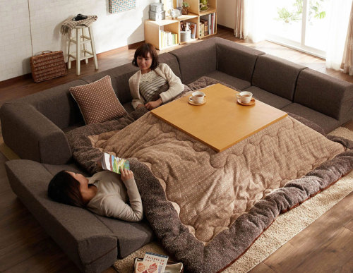 rudegyalchina:  afrorevolution:  sinbadism:  boredpanda:    Never Leave Your Bed Again With This Awesome Japanese Invention    kotatsus are old as fuck though?   Needed  You can get your ass ate and eaten out while reading a book with a cup of tea in