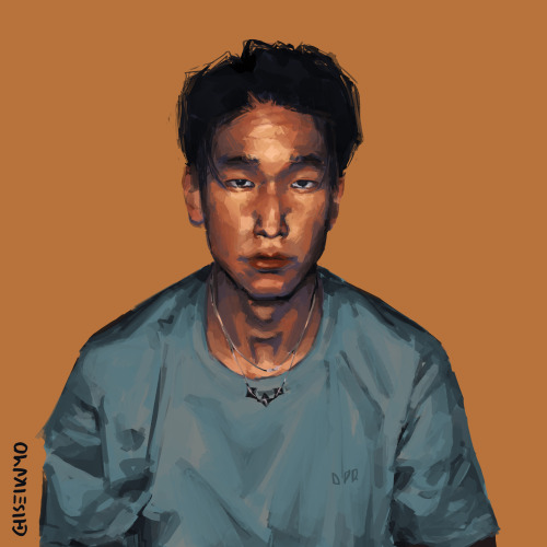  ©chiseikumo quick portrait study just because reference was a post by DPR Rem