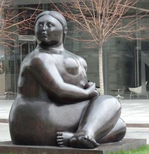 Pretty sure this is a Botero, or copy thereof. Spotted in Almaty, Kazakhstan.