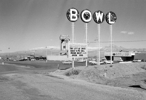 Henderson Bowl, 1958The bowling alley and a Safeway opened in late ‘57 at what is now called Henders