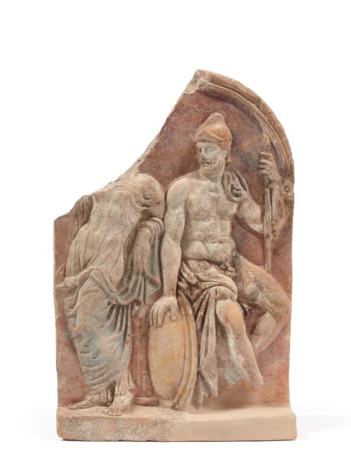 romegreeceart: Mars and Venus* 27 BCE-14 CE* Cerveteri* terracotta* 37,5 cm* Museum August Kestner, 