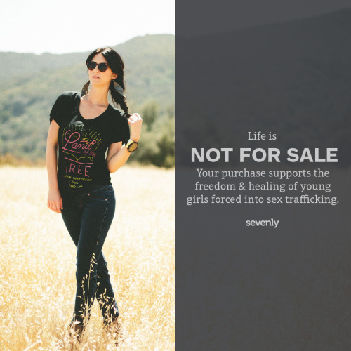 mystandards:  In the US, the “land of the free,” slavery STILL EXISTS. Women are taken as sex slaves as young as the age of 141! This is a SICK reality, but we can help! Every purchase HERE helps support the freedom & healing of young girls forced