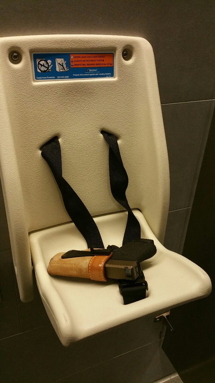 medic981:  Always keep the little ones secure while using the facilities in public.