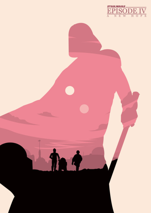 darthluminescent:Star Wars Minimal Posters // by Andy Grail
