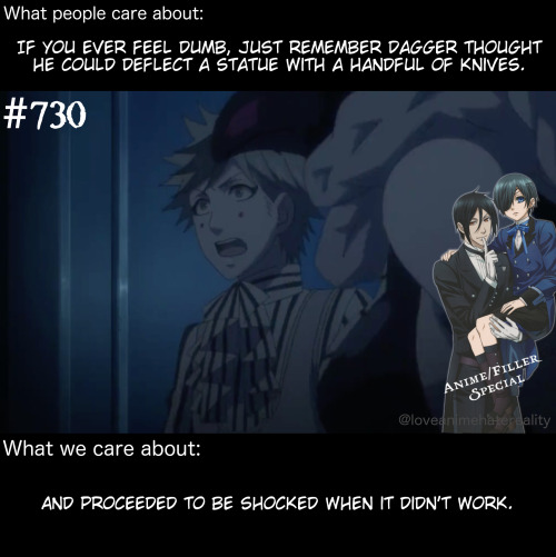 Black Butler #730 - Poor Dagger. ~ LoveAnimeHateReality