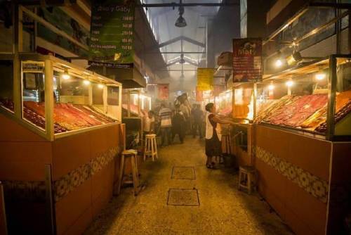 Mercado 20 de noviembre de la Ciudad de Oaxaca y su delicioso pasillo de las carnes asadas. : @coraz