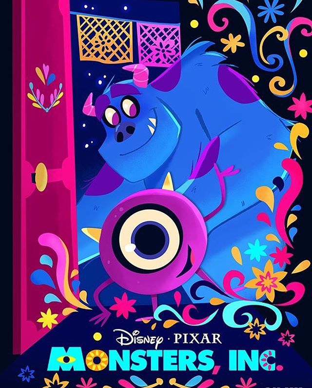 disneytva:    Mexican Artist Gaby Zermeño Did This Amazing Coco Themed Pixar Posters 