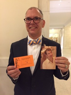 sashayed:  ps: in case u guys didn’t know, this is Jim Obergefell, the named plaintiff in the case that just made gay marriage LEGAL for EVERYBODY IN AMERICA. His husband and partner of 21 years, John Arthur, died of complications from ALS while they