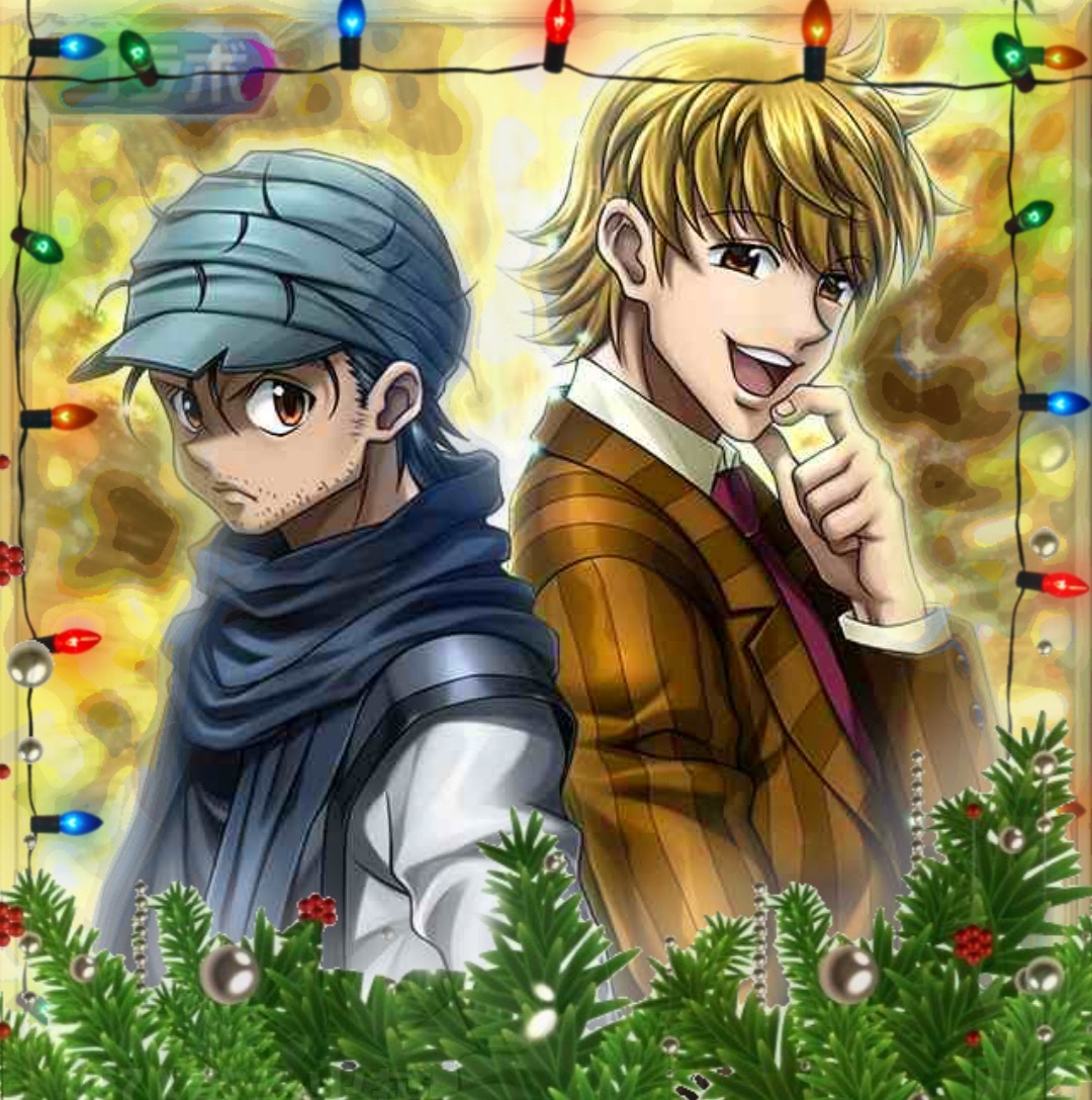 pariston hill and ging freecss (hunter x hunter) drawn by heke