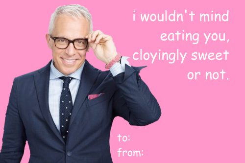 badfoodnetworkpuns: redmod613: I was severely disappointed by the lack of food network valentines so