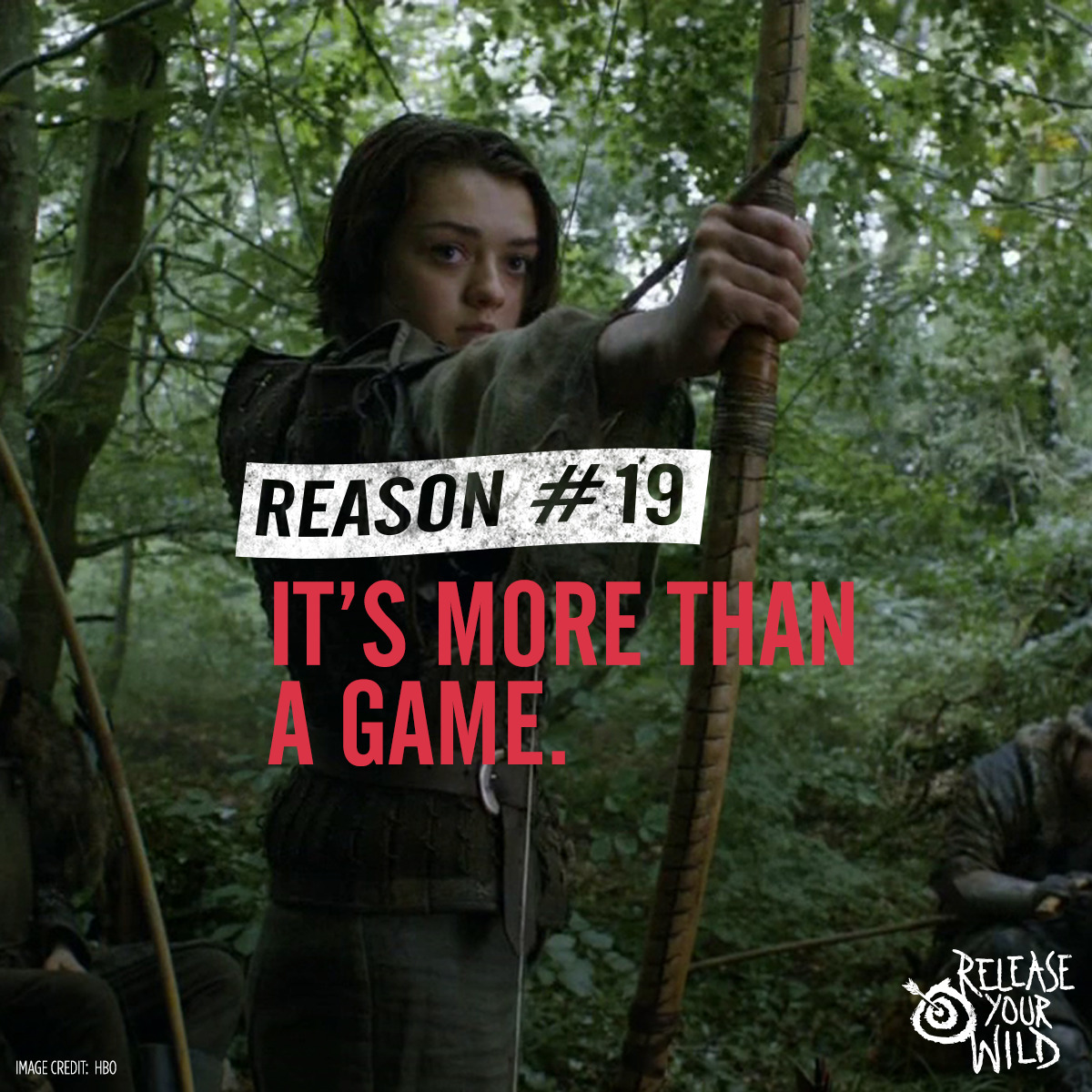 Reason #19 why archery is awesome: You can turn fantasy into reality.