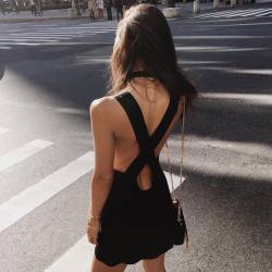 rumineely:  One of my absolute favorites 😍 the Mala ✖️ back dress now @areyouami 🐾