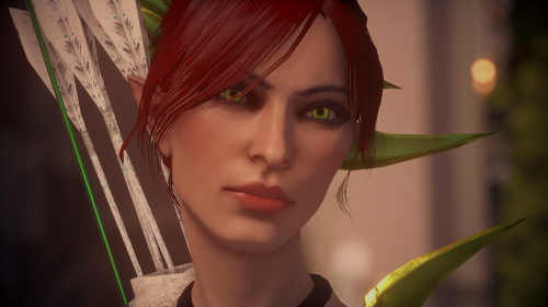 Shira Lavellan - elf archer.  We went through a lot together. And I havent done Trespasser with