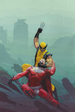 extraordinarycomics:  Wolverine vs Magneto