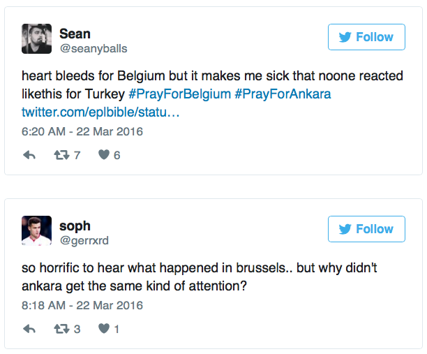 broodingsoul:  micdotcom:  Days before Belgium, there were two terror attacks you