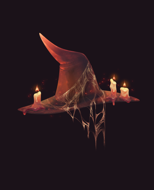 saltwort:I’ve been painting some witch’s hats in anticipation of October and posting them over on tw