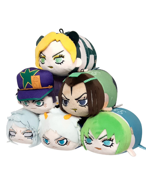 Promo photos of those Part 6 potekoro mascots becuase cute, don’t tell me that’s not mouse Jolyne. (
